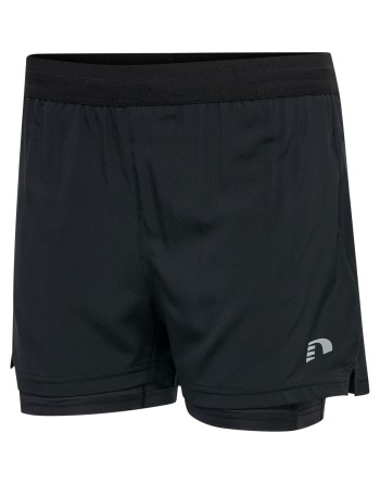 WOMEN'S CORE 2-IN-1 SHORTS / Kurze Sporthose mit integrierter eng anliegender Shorts