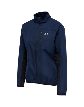 WOMEN'S CORE JACKET / Jacke aus Polyestergewebe mit Ärmeleinsatz aus Strickmaterial