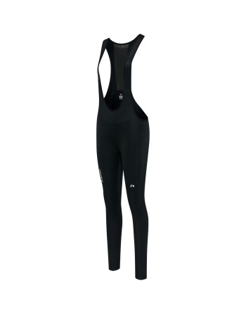 WOMEN CORE BIKE LONG BIB / Hauptmaterial: Aufgerauter Jerseystrick / Vorderseite: Jerseystrick mit Beschichtung