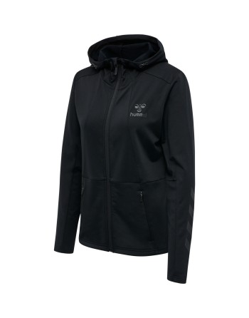 hmlSELBY ZIP HOODIE / Kapuzenjacke aus leicht angerautem Jerseystoff