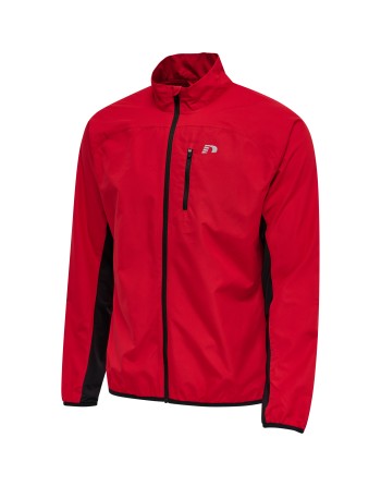 MEN'S CORE JACKET / Jacke aus Polyestergewebe mit Ärmeleinsatz aus Strickmaterial