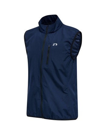 MEN'S CORE GILET / Laufweste mit perforiertem Materialeinsatz am Rücken
