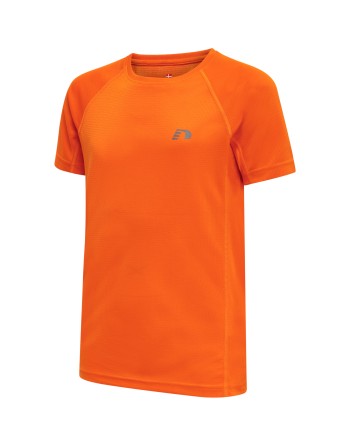 KIDS CORE RUNNING T-SHIRT S/S / Laufshirt aus Mesh-Jerseystoff