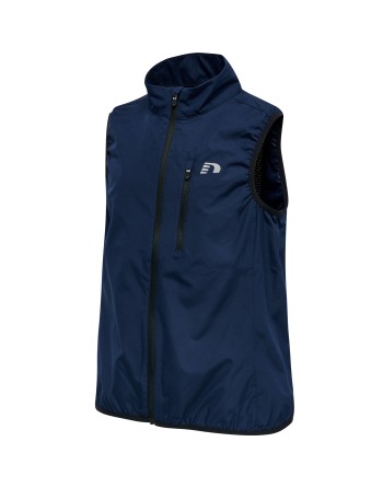 KIDS CORE GILET / Laufweste mit perforiertem Materialeinsatz am Rücken