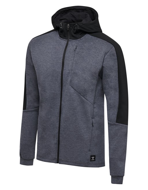 hmlTROPPER ZIP HOODIE / Kapuzenjacke aus strapazierfähigem Interlockstoff hmlTROPPER ZIP HOODIE / Kapuzenjacke aus strapazierfähigem Interlockstoff