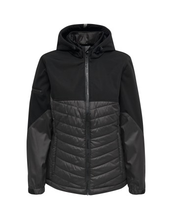 hmlNORTH HYBRID JACKET WOMAN / Oberer Jackenteil und Kapuze aus Softshell-Material mit Fleece-Innenseite (WP3000)