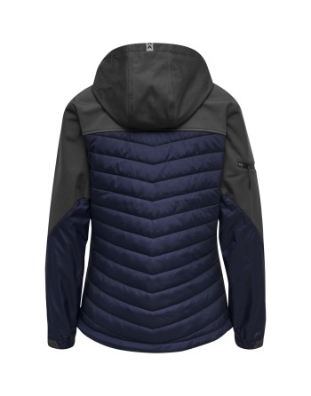 hmlNORTH HYBRID JACKET WOMAN / Oberer Jackenteil und Kapuze aus Softshell-Material mit Fleece-Innenseite (WP3000)