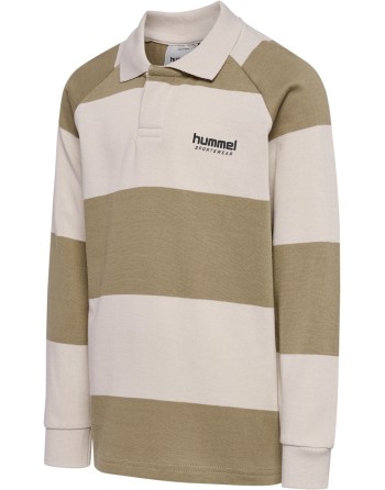 hmlJR LOOSE STRIPED POLO L/S