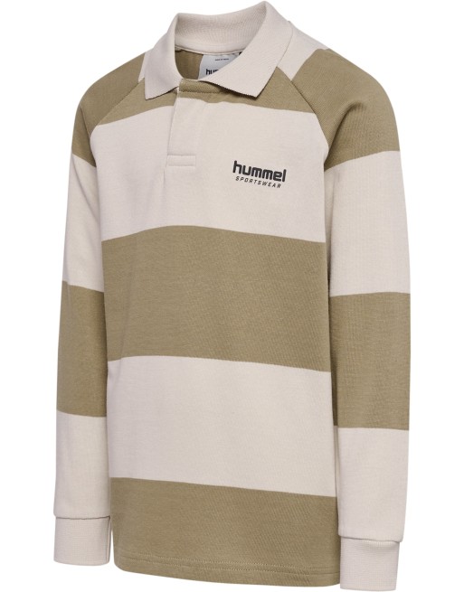 hmlJR LOOSE STRIPED POLO L/S