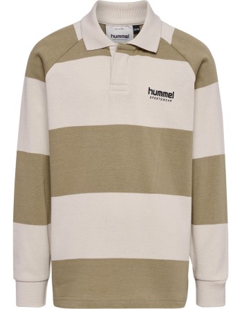 hmlJR LOOSE STRIPED POLO L/S