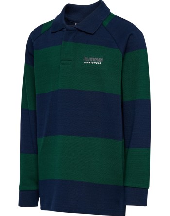 hmlJR LOOSE STRIPED POLO L/S