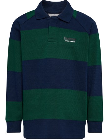 hmlJR LOOSE STRIPED POLO L/S