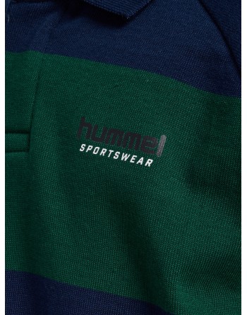 hmlJR LOOSE STRIPED POLO L/S