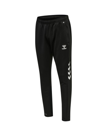 hmlCORE XK TRAINING POLY PANTS / Hauptmaterial: Sweatstoff / Rückseite am unteren Hosenbein: Rippstoff
