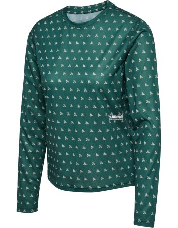 hmlPULSE AOP WORKOUT W T-SHIRT L/S