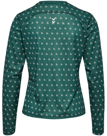 hmlPULSE AOP WORKOUT W T-SHIRT L/S