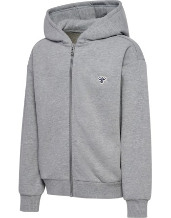 hmlJR LOOSE ZIP HOODIE BEE