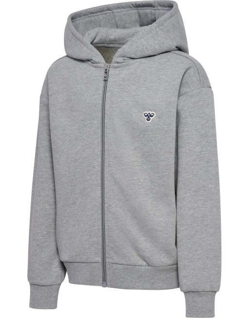 hmlJR LOOSE ZIP HOODIE BEE