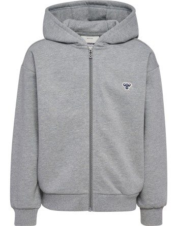 hmlJR LOOSE ZIP HOODIE BEE