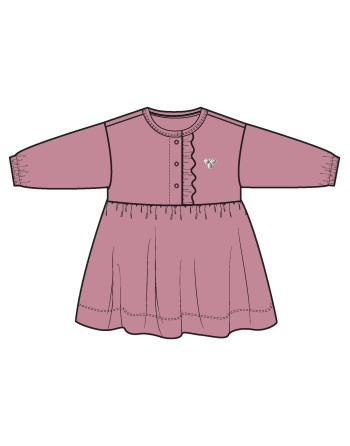 hmlMINI REG PLACKET DRESS