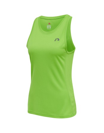 WOMEN CORE RUNNING SINGLET / Tanktop aus Mesh-Jerseystoff