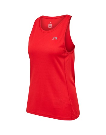 WOMEN CORE RUNNING SINGLET / Tanktop aus Mesh-Jerseystoff