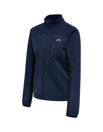 WOMEN CORE CROSS JACKET / Frontreißverschluss mit Zippergarage