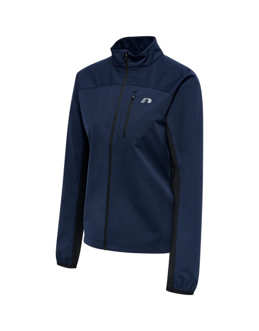 WOMEN CORE CROSS JACKET / Frontreißverschluss mit Zippergarage