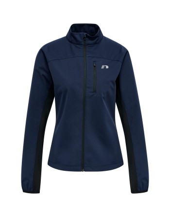 WOMEN CORE CROSS JACKET / Frontreißverschluss mit Zippergarage