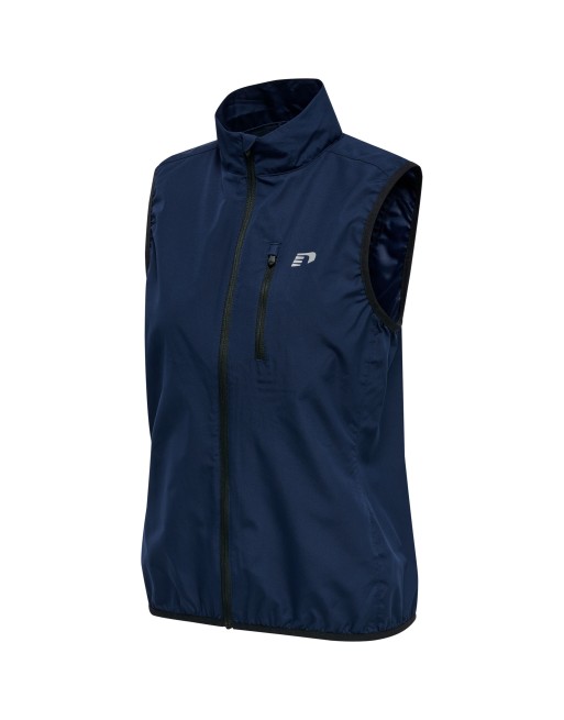 WOMEN'S CORE GILET / Laufweste mit perforiertem Materialeinsatz am Rücken