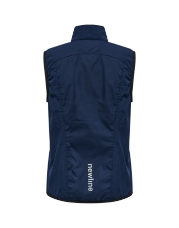 WOMEN'S CORE GILET / Laufweste mit perforiertem Materialeinsatz am Rücken