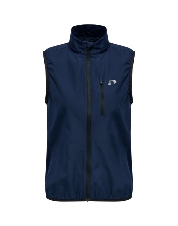 WOMEN'S CORE GILET / Laufweste mit perforiertem Materialeinsatz am Rücken