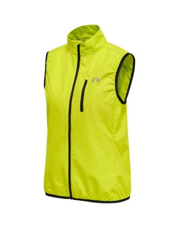 WOMEN'S CORE GILET / Laufweste mit perforiertem Materialeinsatz am Rücken