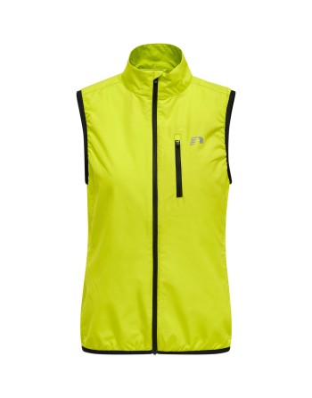 WOMEN'S CORE GILET / Laufweste mit perforiertem Materialeinsatz am Rücken