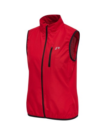 WOMEN'S CORE GILET / Laufweste mit perforiertem Materialeinsatz am Rücken