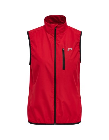 WOMEN'S CORE GILET / Laufweste mit perforiertem Materialeinsatz am Rücken