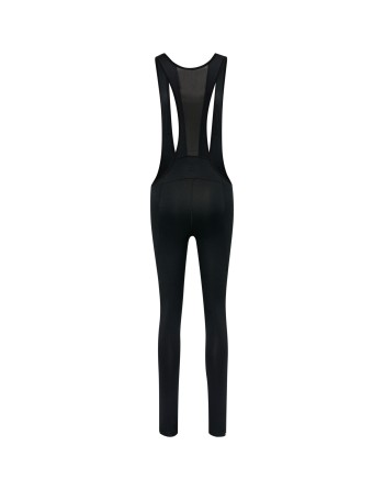 WOMEN CORE BIKE LONG BIB / Hauptmaterial: Aufgerauter Jerseystrick / Vorderseite: Jerseystrick mit Beschichtung