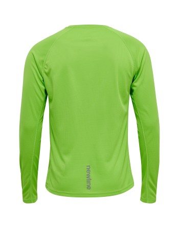 MEN CORE RUNNING T-SHIRT L/S / Langarmshirt aus Mesh-Jerseystoff