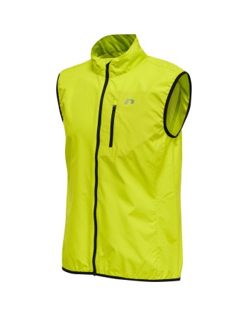 MEN'S CORE GILET / Laufweste mit perforiertem Materialeinsatz am Rücken