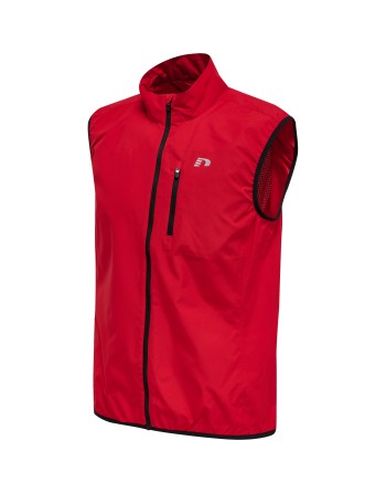 MEN'S CORE GILET / Laufweste mit perforiertem Materialeinsatz am Rücken