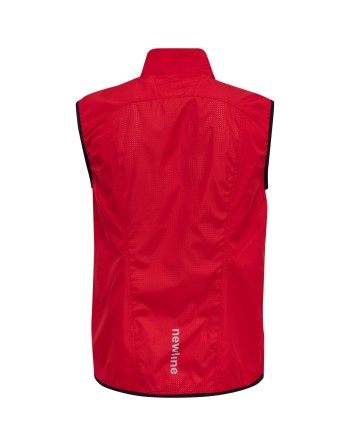 MEN'S CORE GILET / Laufweste mit perforiertem Materialeinsatz am Rücken
