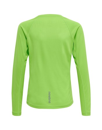 KIDS CORE RUNNING T-SHIRT L/S / Langarmshirt aus Mesh-Jerseystoff