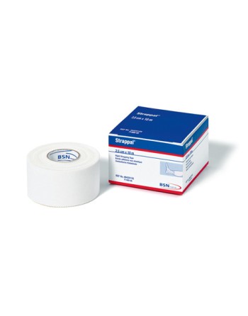 STRAPPAL WHITE 2,5 CM RETAIL PACK / Starkes und effizientes / nicht-elastisches Strapping-Tape