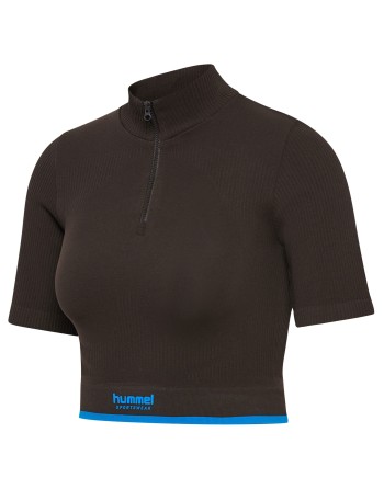 hmlKNITTED WOMENS ZIP TOP
