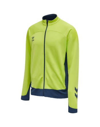 hmlLEAD POLY ZIP JACKET / Trainingsjacke aus Sweatstoff auf Wasserbasis