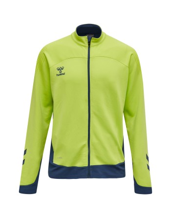 hmlLEAD POLY ZIP JACKET / Trainingsjacke aus Sweatstoff auf Wasserbasis