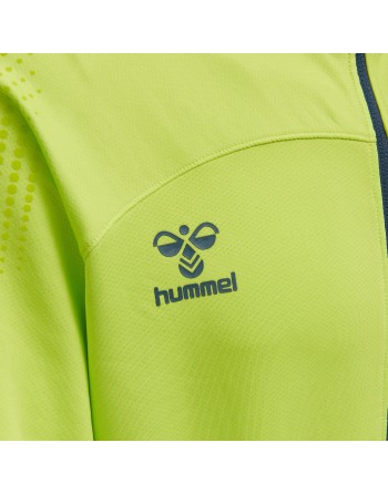 hmlLEAD POLY ZIP JACKET / Trainingsjacke aus Sweatstoff auf Wasserbasis