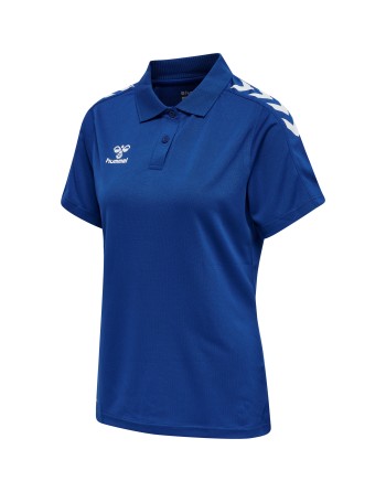 hmlCORE XK FUNCTIONAL POLO WOMAN / Hauptmaterial: Piquéstoff / Ripp: flacher Rippstrick
