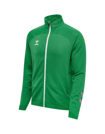 hmlLEAD POLY ZIP JACKET / Trainingsjacke aus Sweatstoff auf Wasserbasis