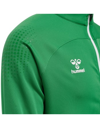 hmlLEAD POLY ZIP JACKET / Trainingsjacke aus Sweatstoff auf Wasserbasis